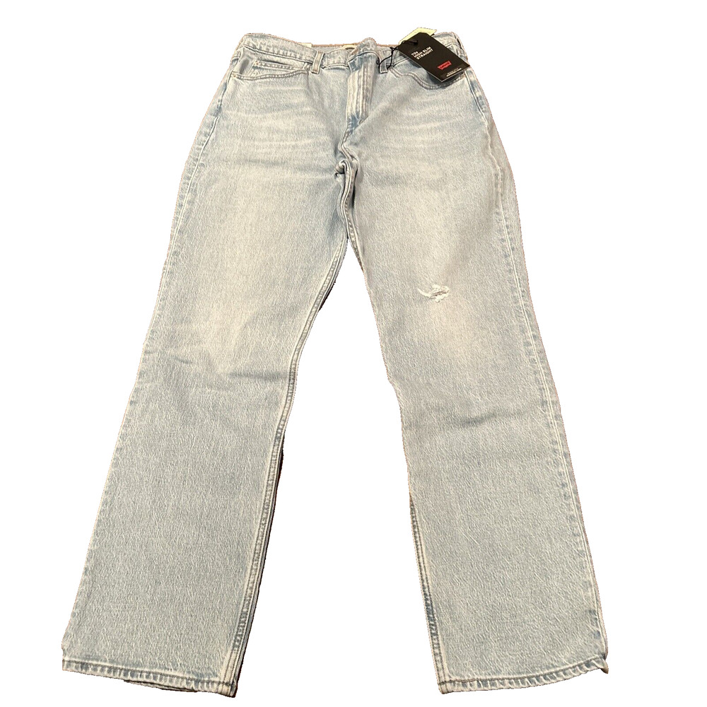 Levi's Size 32x31 70'S High Slim Straight Womens‎ Jeans Minor Distressing NWT